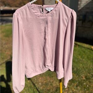 Nine West Blush Pink Blouse